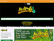 Tablet Screenshot of alibongo.co.uk